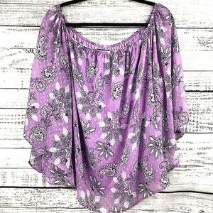 LANE BRYANT PLUS SIZE 18 20 PURPLE FLORAL TOP SUMMER BLOUSE GUC
FALL SPRING